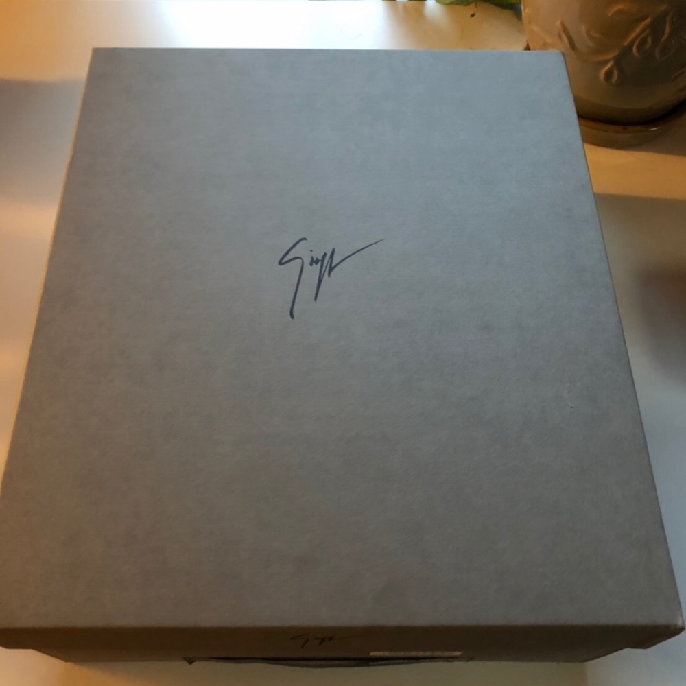 GIUSEPPE ZANOTTI Purple Leather Sneakers - NEW - Picture 7 of 8